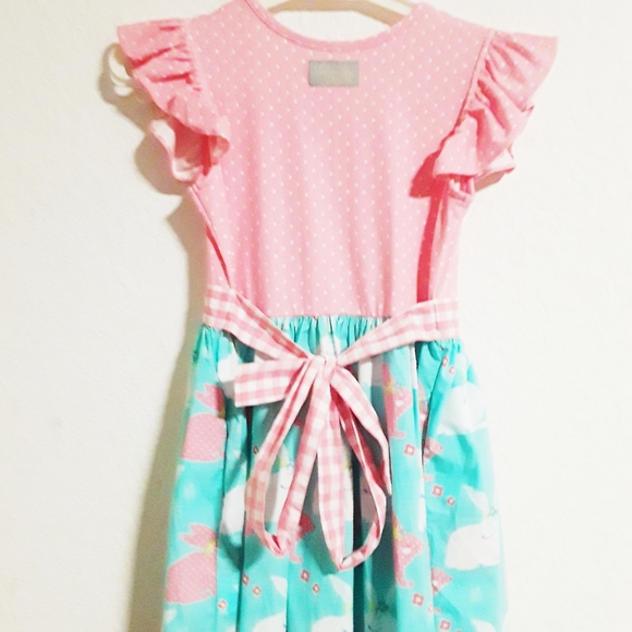 Eleanor Rose Easter Dress Easter Bunny Dress - Picture 7 of 8